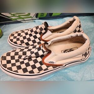 Vans Black & White Checkered Slip-ons M5
